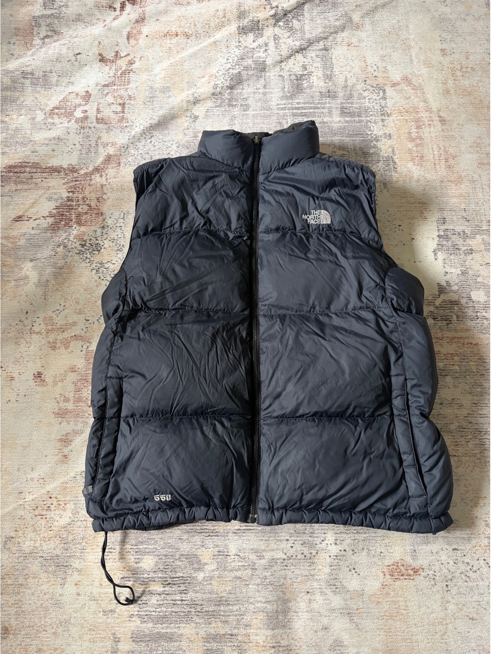 The north face puffer vest 550 xl black